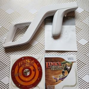 Links Crossbow Training Game & Wii Zapper - Wii - Manuals Included